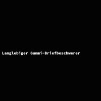 Langlebiger Gummi-Briefbeschwerer