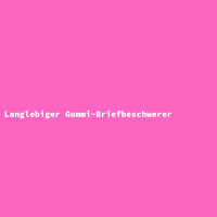 Langlebiger Gummi-Briefbeschwerer