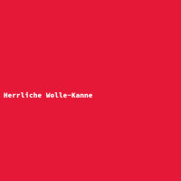 Herrliche Wolle-Kanne